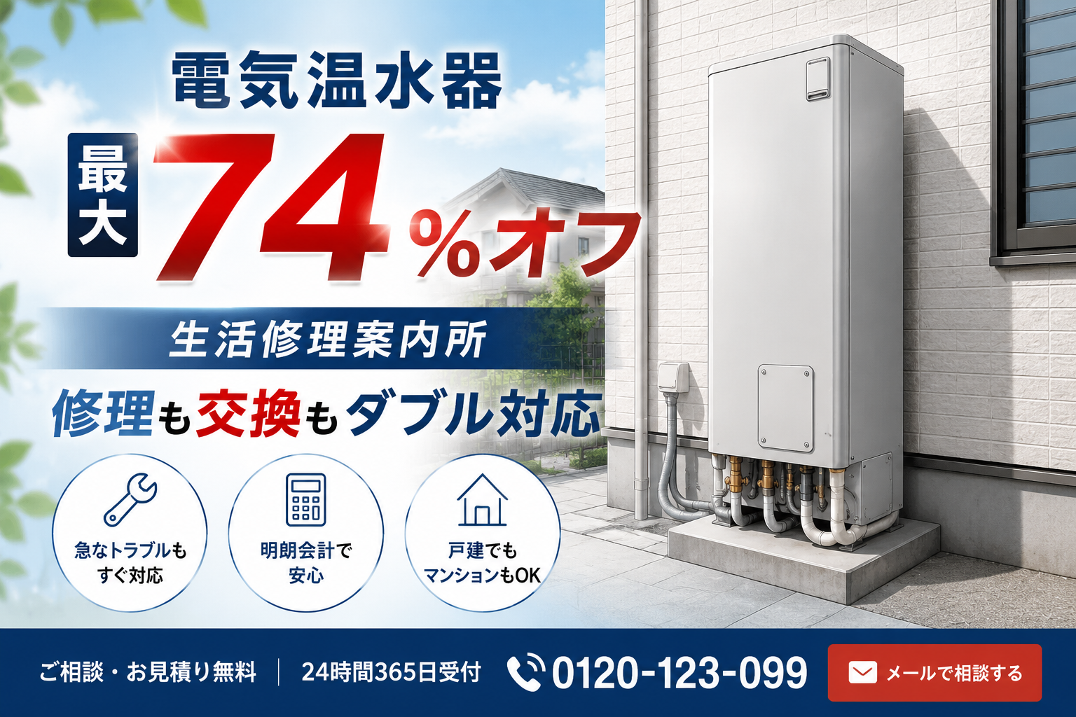 電気温水器・エコキュートの修理と交換案内
