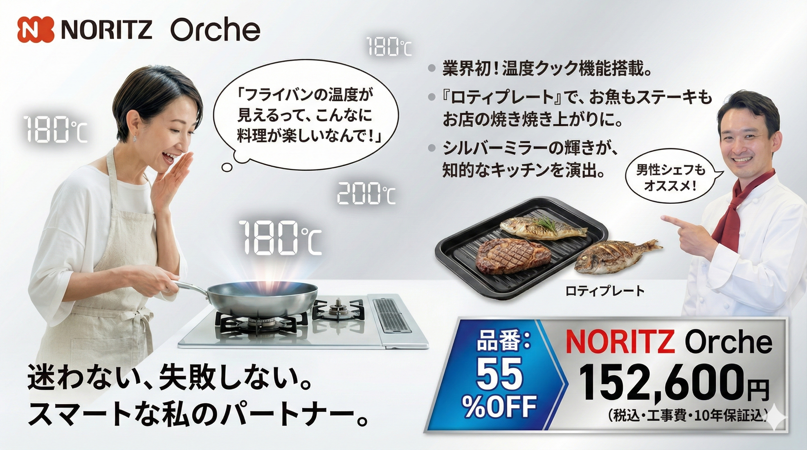 ガスコンロの事例イメージ1